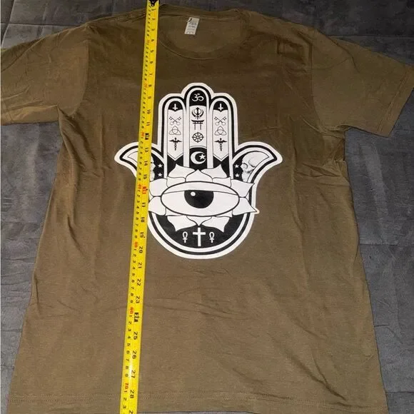 American Apparel Tan T-Shirt - Picture 5 of 6